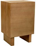 table de chevet originale bois et corde pour chambre cosy