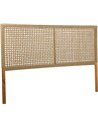 tête de lit bois naturel et corde tressée design chambre