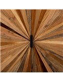 armoire design métal noir et bois style contemporain