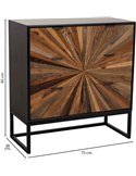 commode tendance bois et métal inspiration contemporaine