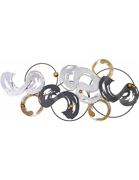 décoration murale design multicolore en pvc pour salon élégant