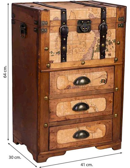 Coffret Trésor Verrouillable En Bois - 16 X 11 X 9 Cm, Serrure à Code, Pour Bijoux, Monnaies Ou Décoration - 12