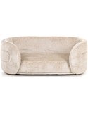 couchage chic pour animal en chenille texturée