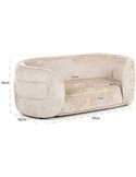 canapé relaxant pour chien forme arrondie tendance