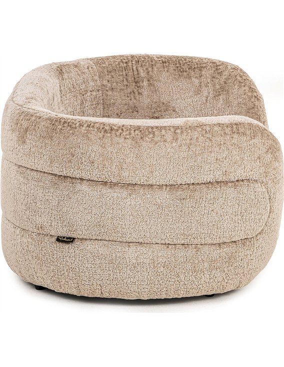 panier chien style moderne chenille taupe élégant