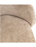 panier pour chien moelleux chenille taupe esthétique