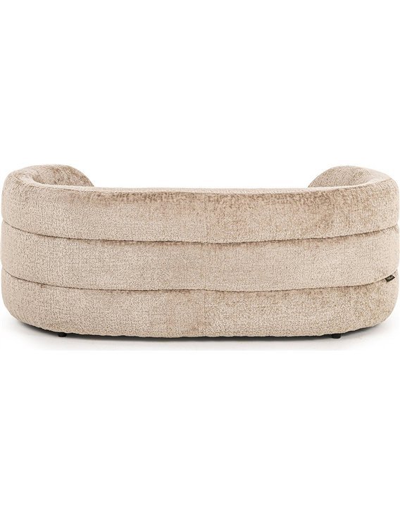Lit pour chien en chenille taupe confort et élégance