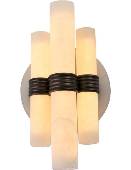 applique murale design blanche en albâtre tendance