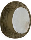 Applique murale albâtre blanc et laiton vieilli élégance lumineuse