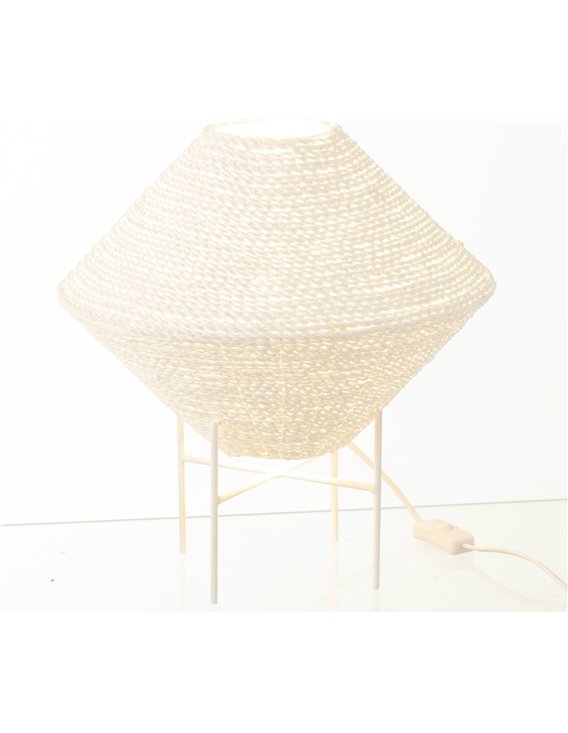 lampe de table feuille en métal noir design chic