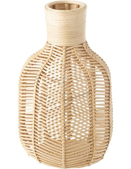 panier bouteille raphia naturel décoration intérieure artisanale