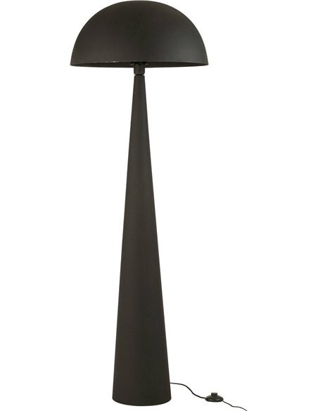 lampe champignon noire élégante pour décoration moderne