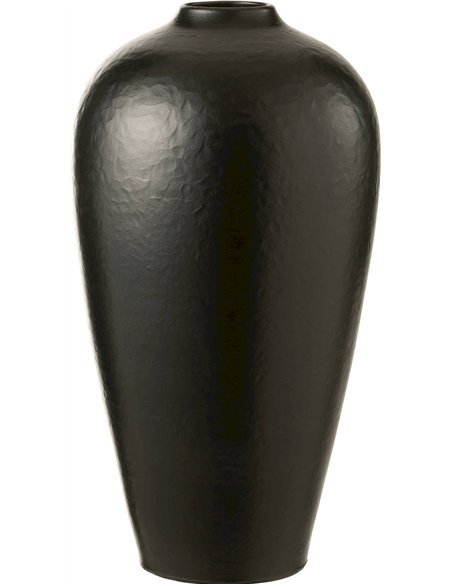 vase décoratif en céramique noir style contemporain