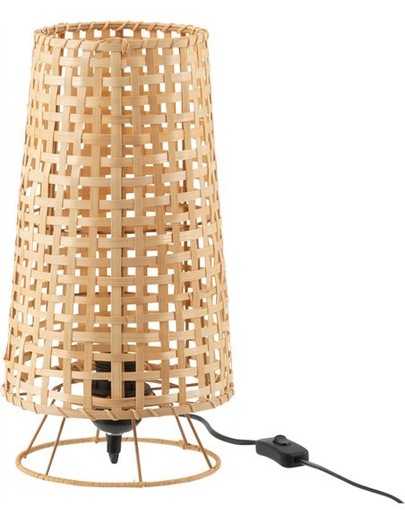 lampe à poser rotin naturel décoration intérieure tendance