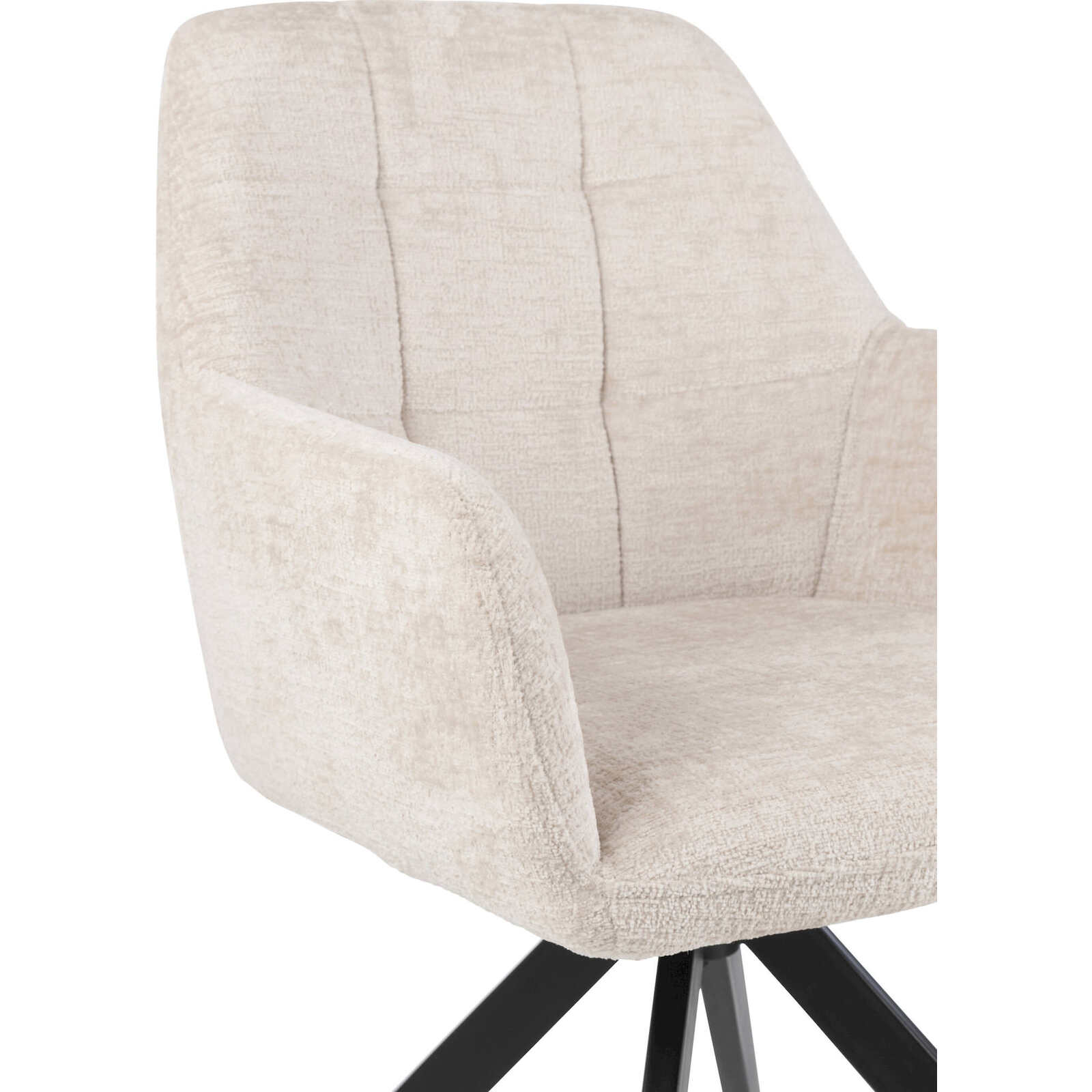 Chaise lounge en acier et tissu- ReCollection