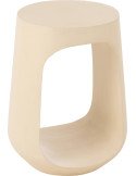 table d’appoint en bois de manguier beige moderne