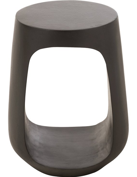 petite table d’appoint noire chic salon