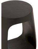 Table d’appoint en bois de manguier noir design moderne