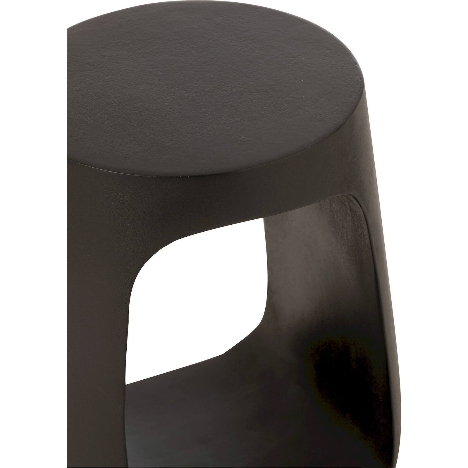 Table d’appoint ronde en bois de manguier- ReCollection