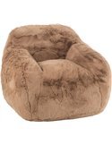 fauteuil moelleux taupe pour salon cocooning