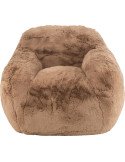 assise confortable style cosy en polyester taupe