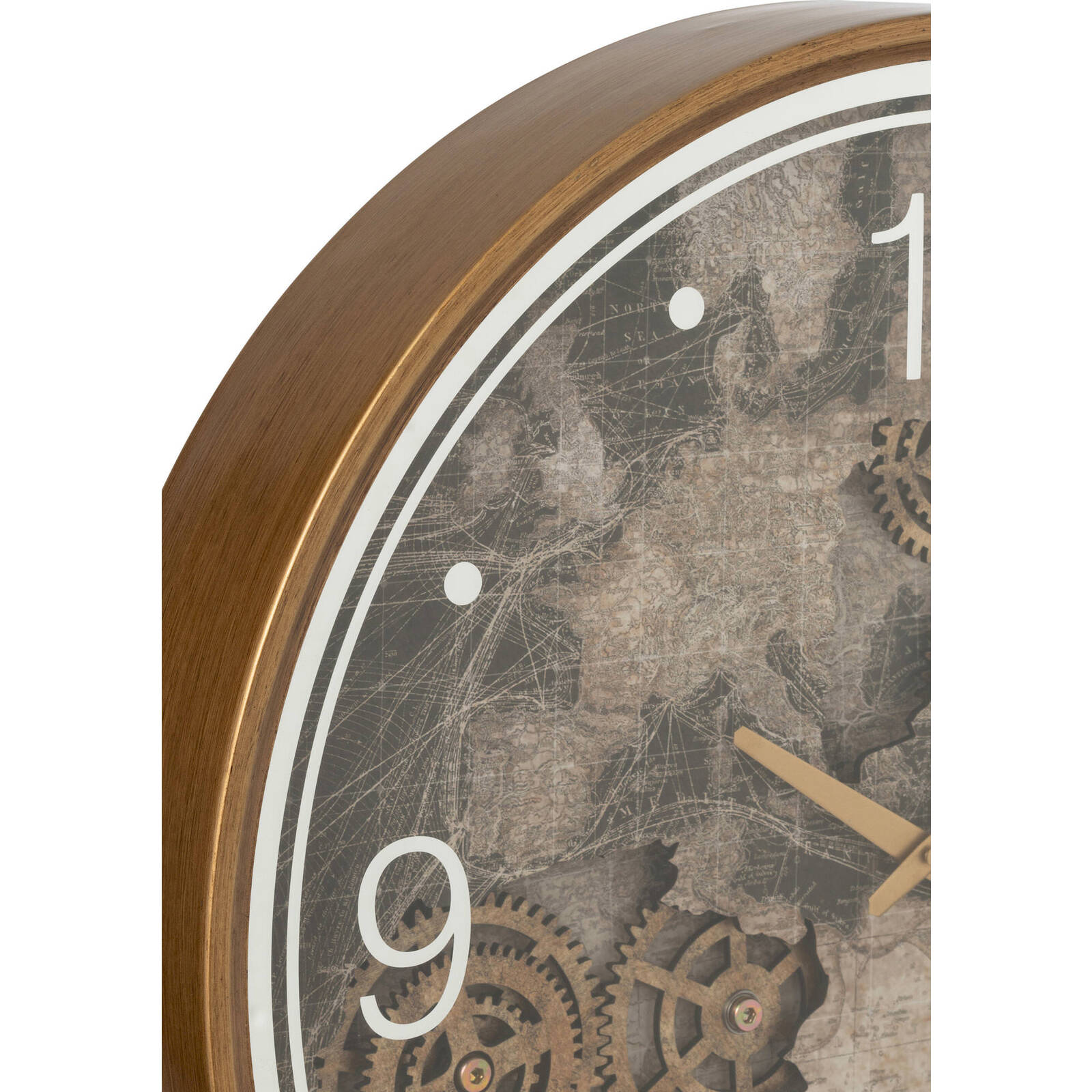 Horloge Digitale Vintage Horloge Décorative Rétro Modèle Train à Vapeur
