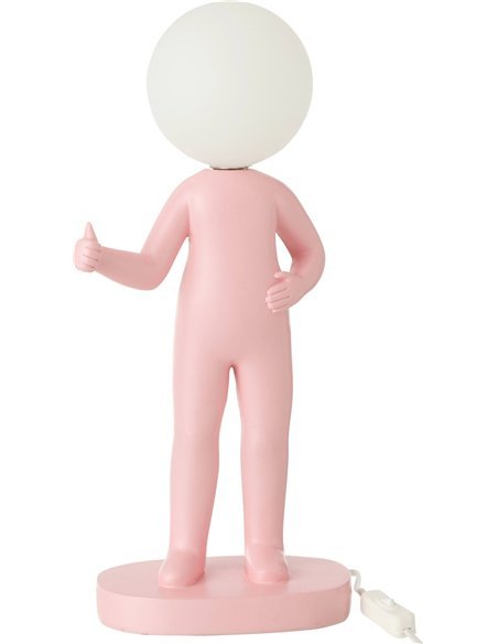 lampe originale pouce rose design déco fun