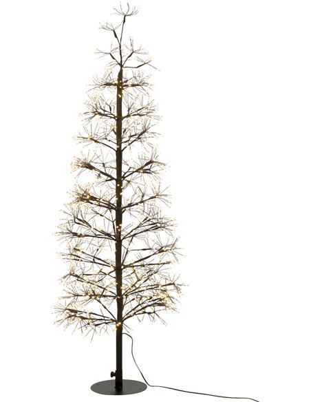 arbre décoratif led lumière chaude pour salon élégant