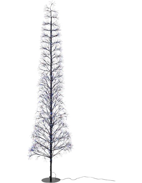 arbre lumineux multicolore décoration intérieure élégante