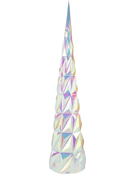 arbre lumineux multicolore décoratif en pvc effet cristal