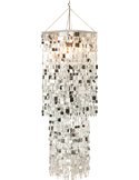 déco intérieure brillante abat-jour effet miroir