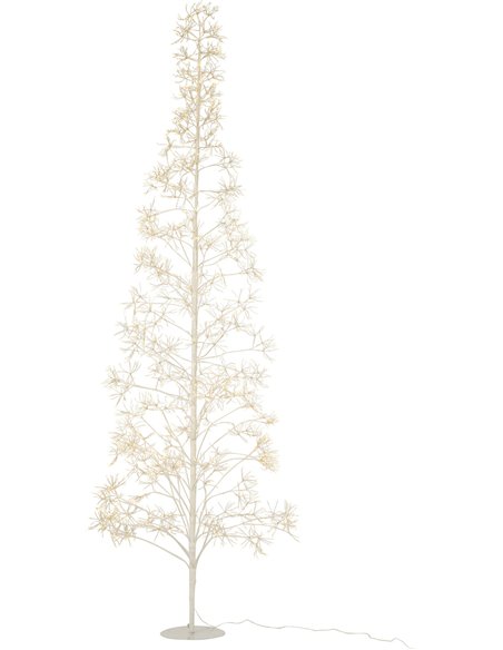 arbre lumineux blanc design pour décoration intérieure élégante