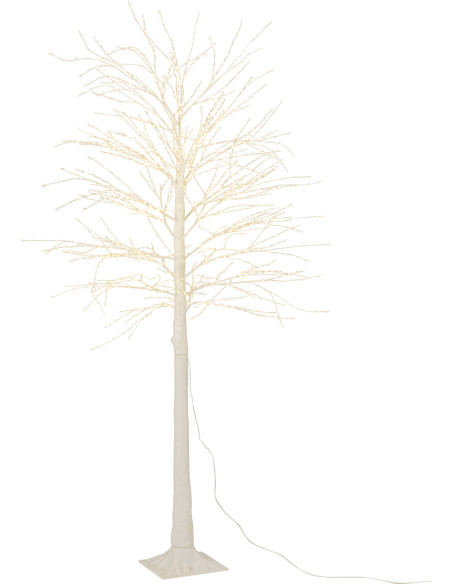 arbre lumineux blanc décoratif led pour salon élégant
