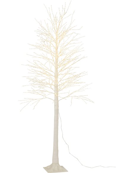 arbre lumineux blanc design pour décoration intérieure élégante