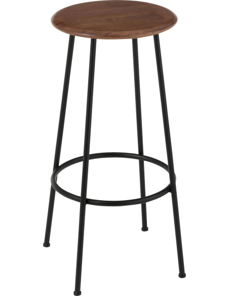 chaise de bar élégante métal naturel style contemporain