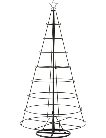 arbre décoratif en métal noir élégant pour salon moderne