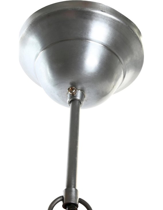 Suspension design industriel effet argent vieilli