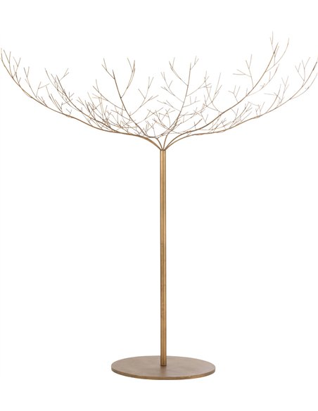 Arbre décoratif doré en métal pour une ambiance élégante