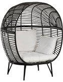 Fauteuil extérieur Lounge Houston en Acier
