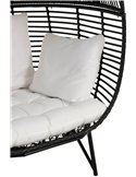 Fauteuil extérieur Lounge Houston en Acier