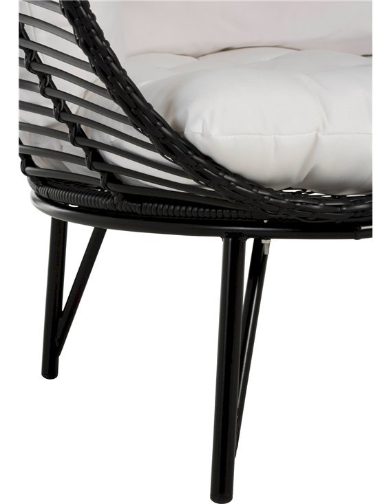 Fauteuil extérieur Lounge Houston en Acier