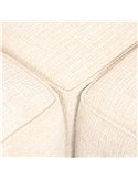 Canapé d'Angle Lusso Chenille Beige Confort+