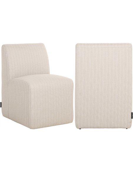 chaise de jardin beige élégante repas extérieur