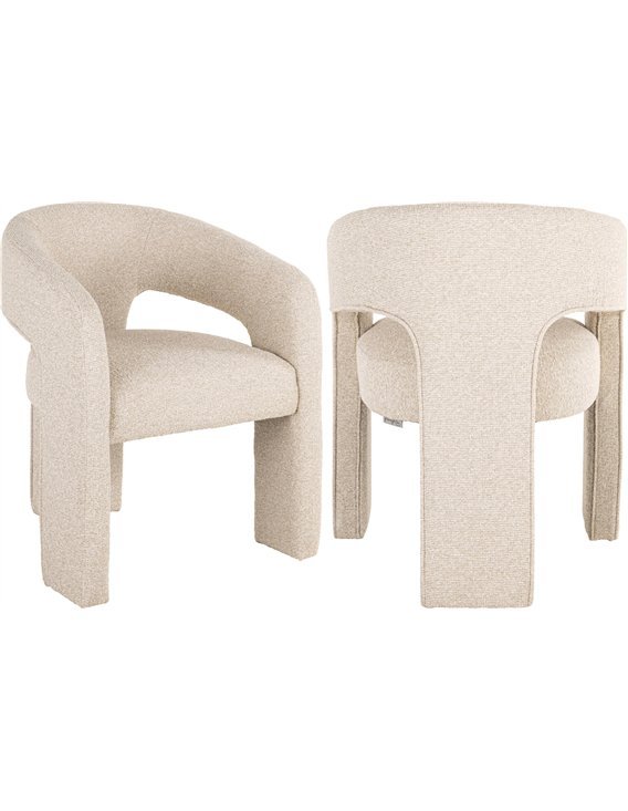 chaise salle à manger biscotti élégante rembourrée confortable