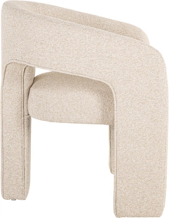 chaise rembourrée biscotti assise confortable moderne