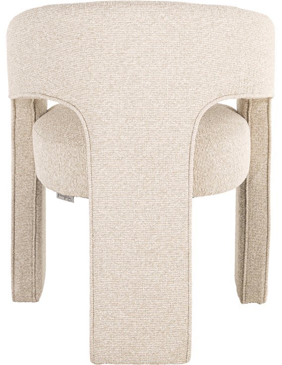 chaise contemporaine biscotti tissu ignifuge salle à manger