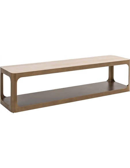 meuble tv sable design élégant pour salon moderne