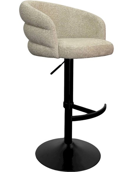 tabouret de bar biscotti pivotant design moderne confortable