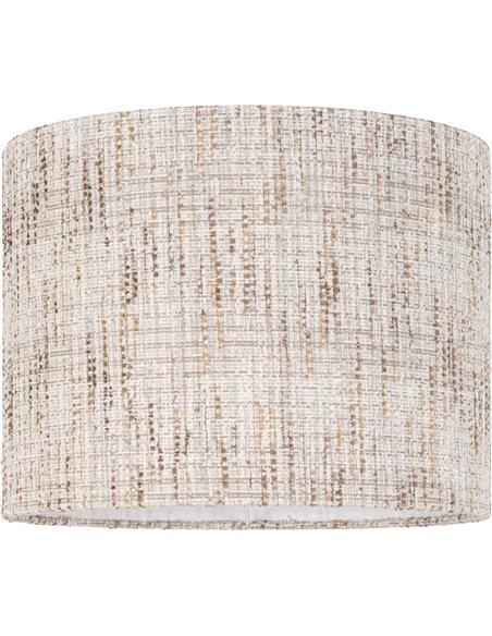 Abat-jour élégant crème coco texture raffinée