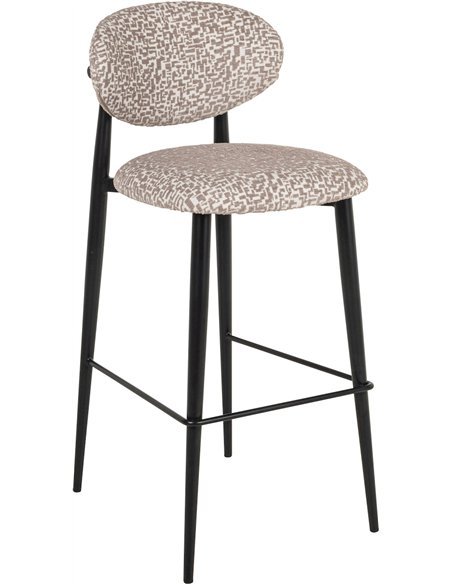 tabouret haut assise confortable style contemporain naturel